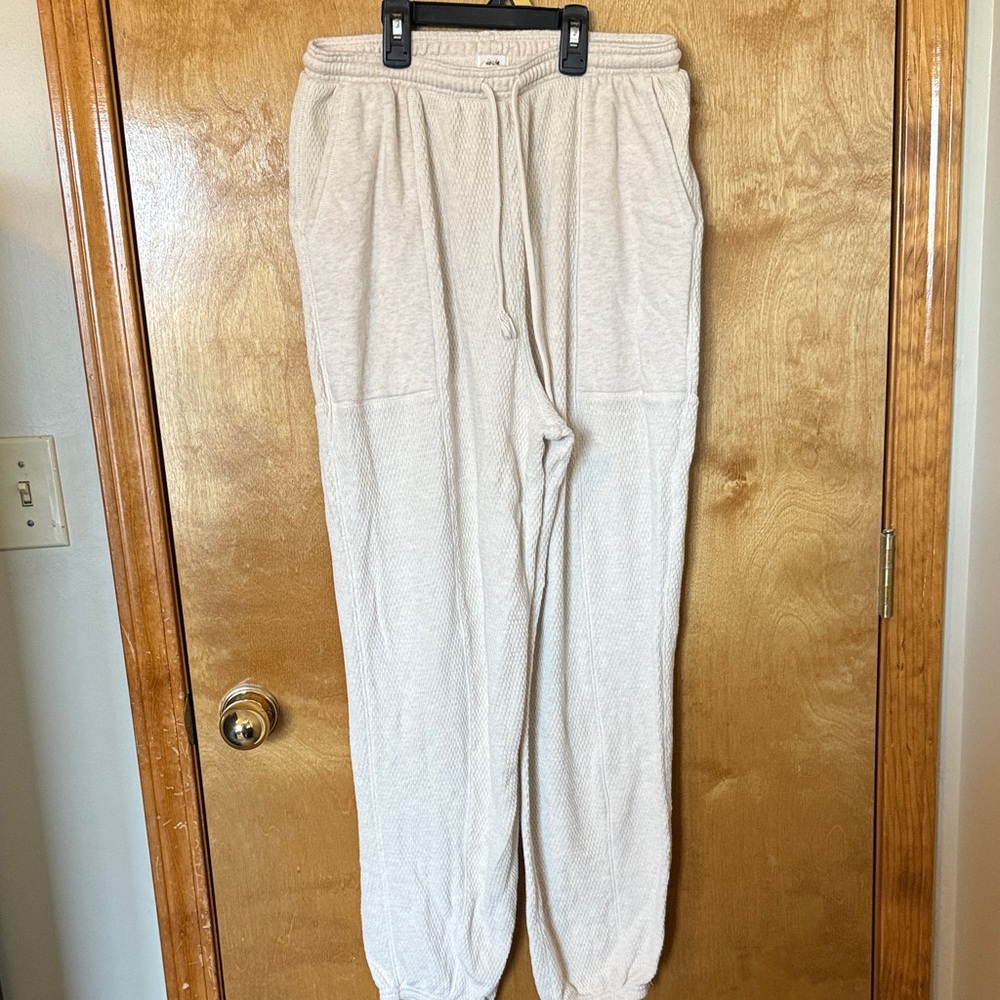 Aerie Cozy Cream Jogger Pants